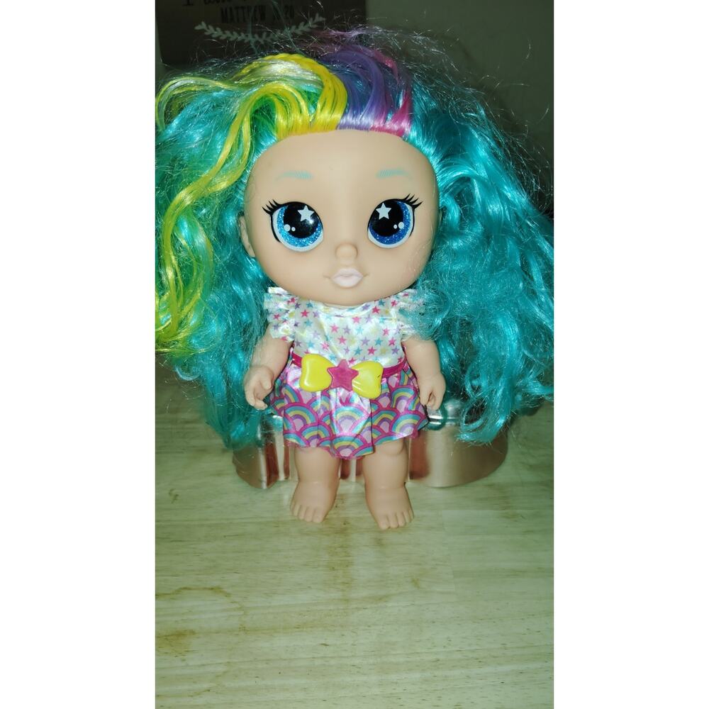 My Sweet Love /Magical Millie Doll /10 inch/ Blue Eyes & Rainbow Hair Star Dress